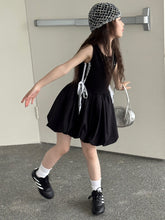 Charger l'image dans la galerie, 【予約】スポーティーバルーンワンピ　夏　100～150ｃｍ　リボン　レース　子供服　 Wselect　SS 子供服　 Wselect - W select  baby kids
