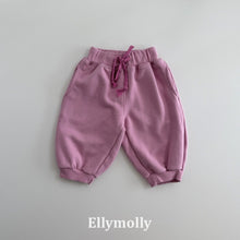 Cargar imagen en el visor de la galería, 【予約】バブルカプリジョガーパンツ　ボトム　AW 韓国  韓国子供服　2026 ELLYMOLLY - W select  baby kids
