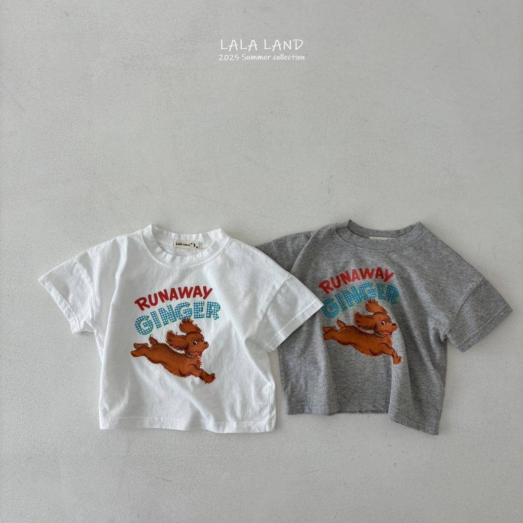 【予約】ジンジャードッグT 2025 SS 韓国子供服 LALALAND Wselect