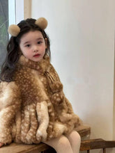 Load image into Gallery viewer, 【予約】バンビコート　ファー　長袖　冬80～130ｃｍ　Wselect
