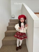 Load image into Gallery viewer, 【即納】リボンショートトップス　MTM　TOPS　AW 韓国 2025 ELLYMOLLY
