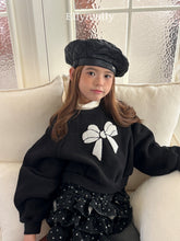 Load image into Gallery viewer, 【即納】リボンショートトップス　MTM　TOPS　AW 韓国 2025 ELLYMOLLY
