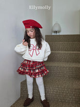 Load image into Gallery viewer, 【即納】リボンショートトップス　MTM　TOPS　AW 韓国 2025 ELLYMOLLY
