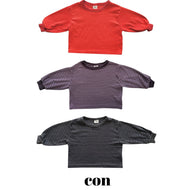 【予約】ボーダーＴシャツ AW 韓国  韓国子供服　2026 CON