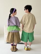 Charger l'image dans la galerie, 【予約】ハーフ立体パンツ　夏　100～160ｃｍ　子供服　 bottom Wselect　SS 子供服　 Wselect - W select  baby kids
