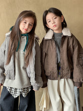 画像をギャラリービューアに読み込む, 【予約】ビンテージパイロットジャケット　羽織　あったか　冬90～150ｃｍ　Wselect

