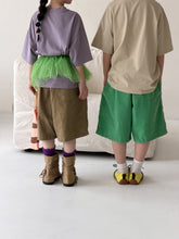 Charger l'image dans la galerie, 【予約】ハーフ立体パンツ　夏　100～160ｃｍ　子供服　 bottom Wselect　SS 子供服　 Wselect - W select  baby kids
