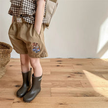 Load image into Gallery viewer, 【予約】 くまちゃん刺繍ハーフパンツ  bottom　刺繍　80～130ｃｍ　Wselect - W select  baby kids
