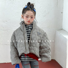 Load image into Gallery viewer, 【予約】ハートキルティングコート  羽織　あったか　冬80～130ｃｍ　Wselect
