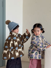 Cargar imagen en el visor de la galería, 【予約】デイリーフリース　ブルゾン　羽織　冬　80～150ｃｍ　Wselect
