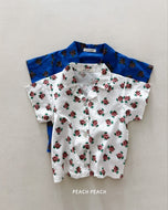 【予約】　ロージーシャツ　tops　2025　Kids　ジュニアサイズ　peach peach