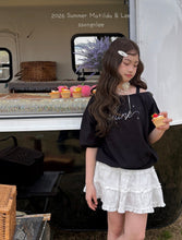 Charger l'image dans la galerie, 【即納】Matilda&amp;lee オフショルTシャツ　韓国子供服　90〜160 Jr. Wselect - W select  baby kids
