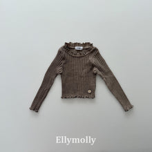 Load image into Gallery viewer, 【予約】ダイイングウェイブトップ　長袖　トップス　AW 韓国  韓国子供服　2026 ELLYMOLLY - W select  baby kids
