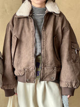 画像をギャラリービューアに読み込む, 【予約】ビンテージパイロットジャケット　羽織　あったか　冬90～150ｃｍ　Wselect
