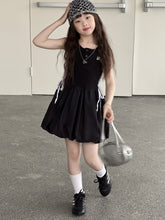 Charger l'image dans la galerie, 【予約】スポーティーバルーンワンピ　夏　100～150ｃｍ　リボン　レース　子供服　 Wselect　SS 子供服　 Wselect - W select  baby kids
