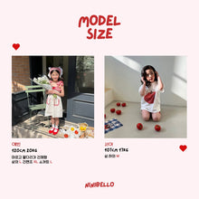 画像をギャラリービューアに読み込む, 【予約】ハートバッククロスＴ　半袖　トップス　ninibello Kids W select
