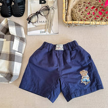 Load image into Gallery viewer, 【予約】 くまちゃん刺繍ハーフパンツ  bottom　刺繍　80～130ｃｍ　Wselect - W select  baby kids
