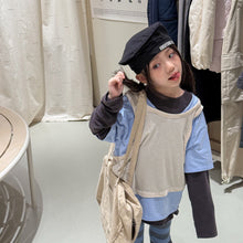 Load image into Gallery viewer, 【予約】レイヤード3色ロンT   春　夏　80～130ｃｍ　Wselect - W select  baby kids
