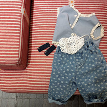 Load image into Gallery viewer, 【予約】 フラワーストレートデニムパンツ  bottom　花柄　80～130ｃｍ　Wselect - W select  baby kids
