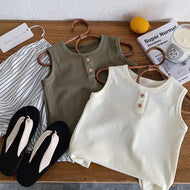 【予約】ベーシックタンク　夏　80〜130cm  子供服　SS 子供服　 Wselect - W select  baby kids