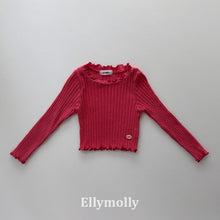 Load image into Gallery viewer, 【予約】ダイイングウェイブトップ　長袖　トップス　AW 韓国  韓国子供服　2026 ELLYMOLLY - W select  baby kids
