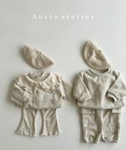 画像をギャラリービューアに読み込む, 【Aosta】スリットスエット　スエット  春　TOPS　baby　kids　Wselect

