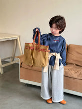 Load image into Gallery viewer, 【予約】 SpringボーダーロンT  ボーダー　ゆったり　90～150ｃｍ　Wselect - W select  baby kids
