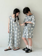 Load image into Gallery viewer, 【予約】スターセットアップ&amp;ジャンプスーツ　夏　星柄　100～160ｃｍ　子供服　 Wselect　SS 子供服　 Wselect - W select  baby kids
