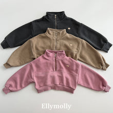 Load image into Gallery viewer, 【予約】アーチピグハーフジップ　トップス　ジップ　AW 韓国  韓国子供服　2026 ELLYMOLLY - W select  baby kids
