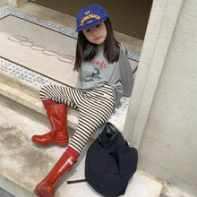 Load image into Gallery viewer, 【即納】ボーダーレギンス　bottom ボーダー　冬80～130ｃｍ　Wselect
