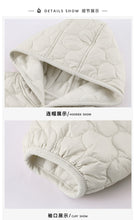 Load image into Gallery viewer, 【予約】キルティングホワイトコート 羽織　あったか　冬80～130ｃｍ　Wselect
