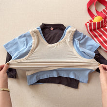 Load image into Gallery viewer, 【予約】レイヤード3色ロンT   春　夏　80～130ｃｍ　Wselect - W select  baby kids
