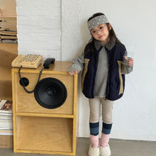 Load image into Gallery viewer, 【予約】　リバーシブルボアベスト ふわふわ　vest　冬80～130ｃｍ　Wselect
