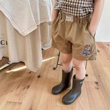 Load image into Gallery viewer, 【予約】 くまちゃん刺繍ハーフパンツ  bottom　刺繍　80～130ｃｍ　Wselect - W select  baby kids
