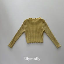 Load image into Gallery viewer, 【予約】ダイイングウェイブトップ　長袖　トップス　AW 韓国  韓国子供服　2026 ELLYMOLLY - W select  baby kids
