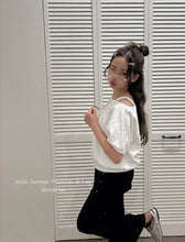 Charger l'image dans la galerie, 【即納】Matilda&amp;lee オフショルTシャツ　韓国子供服　90〜160 Jr. Wselect - W select  baby kids
