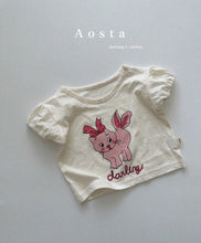 Load image into Gallery viewer, 【予約】ダーリンTシャツ　夏　TOPS　baby　Kids　Wselect Aosta
