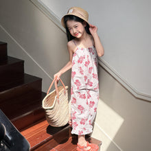 Load image into Gallery viewer, 【予約】ストロベリーオールインワン　女の子　夏　80〜130 子供服　SS　 Wselect
