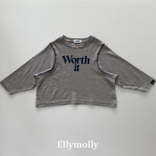 Cargar imagen en el visor de la galería, 【予約】ウォースイットチェインティー　長袖　トップス　AW 韓国  韓国子供服　2026 ELLYMOLLY - W select  baby kids
