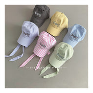 【予約】ストライプリボンキャップ　夏　free   帽子　Wselect　SS Wselect - W select  baby kids