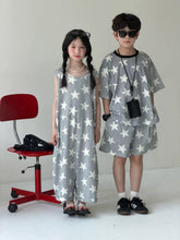 Load image into Gallery viewer, 【予約】スターセットアップ&amp;ジャンプスーツ　夏　星柄　100～160ｃｍ　子供服　 Wselect　SS 子供服　 Wselect - W select  baby kids
