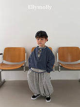 Load image into Gallery viewer, 【予約】キャンパスカラーブロックティー　長袖　トップス　AW 韓国  韓国子供服　2026 ELLYMOLLY - W select  baby kids
