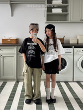 Charger l'image dans la galerie, 【即納】Matilda&amp;lee  Tシャツ　クロワッサン　モノトーン　韓国子供服　Jr. Wselect - W select  baby kids

