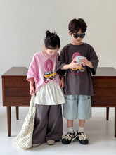 Charger l'image dans la galerie, 【予約】ドーナツTシャツ　夏　tops 90～150ｃｍ　子供服　 Wselect　SS 子供服　 Wselect - W select  baby kids
