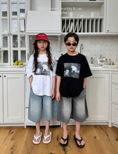 画像をギャラリービューアに読み込む, 【即納】Matilda&amp;lee  モノトーンわんこ　Tシャツ　犬　モノトーン　韓国子供服　90〜160 Jr. Wselect - W select  baby kids
