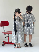 Load image into Gallery viewer, 【予約】スターセットアップ&amp;ジャンプスーツ　夏　星柄　100～160ｃｍ　子供服　 Wselect　SS 子供服　 Wselect - W select  baby kids
