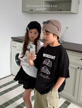 Charger l'image dans la galerie, 【即納】Matilda&amp;lee  Tシャツ　クロワッサン　モノトーン　韓国子供服　Jr. Wselect - W select  baby kids
