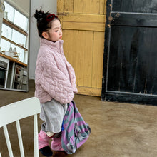 Load image into Gallery viewer, 【予約】ハートキルティングコート  羽織　あったか　冬80～130ｃｍ　Wselect
