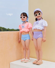 Load image into Gallery viewer, [Pre-order] Ribbon frill bikini swimsuit Children&#39;s swimsuit 2024 Swimwear Kids Wselect
