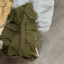 Load image into Gallery viewer, 【予約】 異素材切り替えワークパンツ ゆったり　パンツ  80～130ｃｍ　Wselect - W select  baby kids
